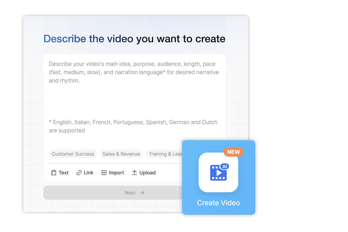 College marketer using AI video creation tools for higher education to generate a polished promotional video from uploaded clips